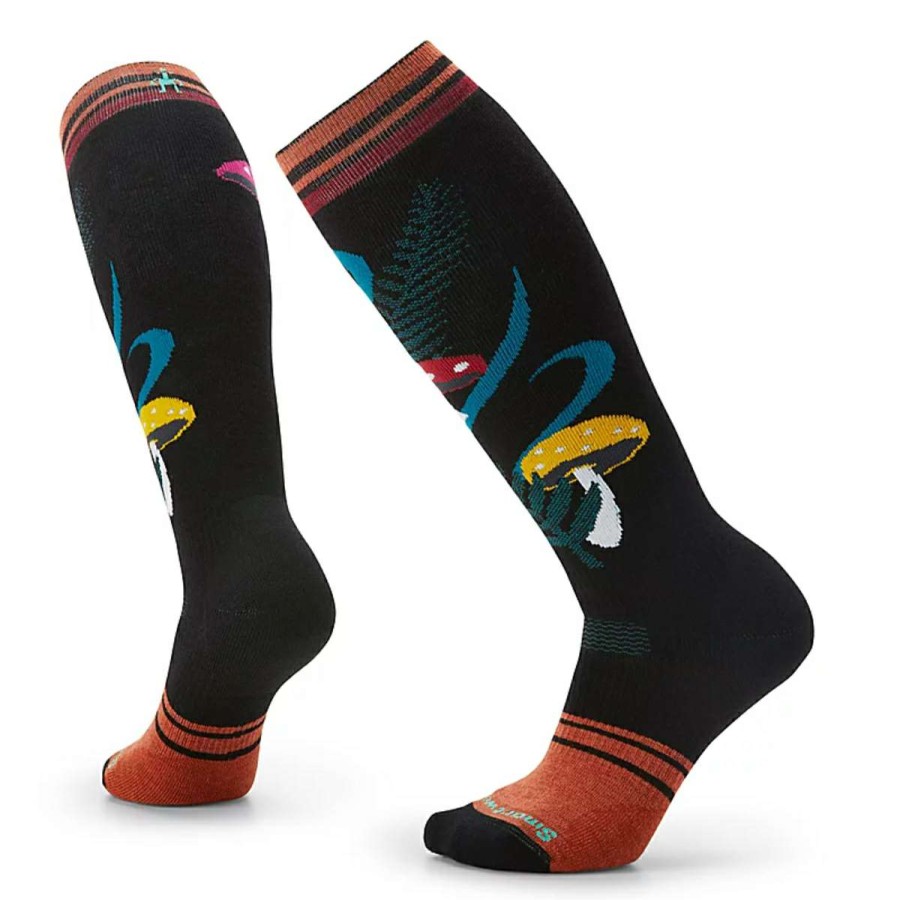 Womens Clothing * | Lower Prices Smartwool Snowboard Full Cushion Fungi Fabulous Over The Calf Socks Womens