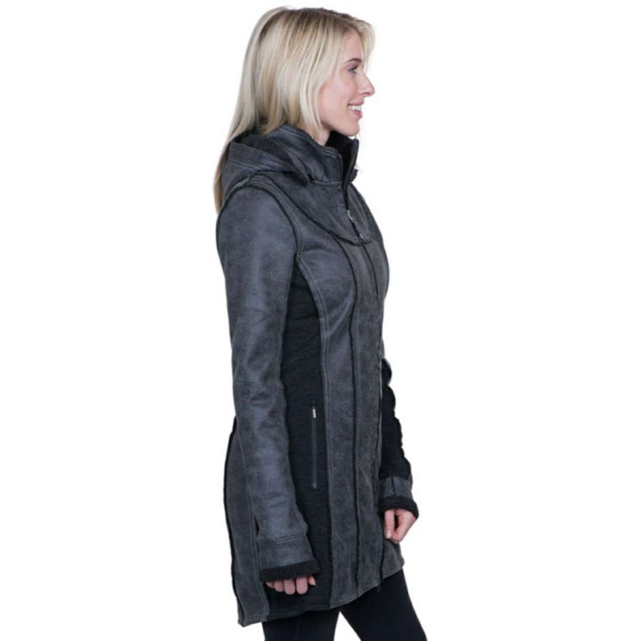 Womens Clothing * | Unique Kuhl Dani Sherpa Trench Jacket Womens