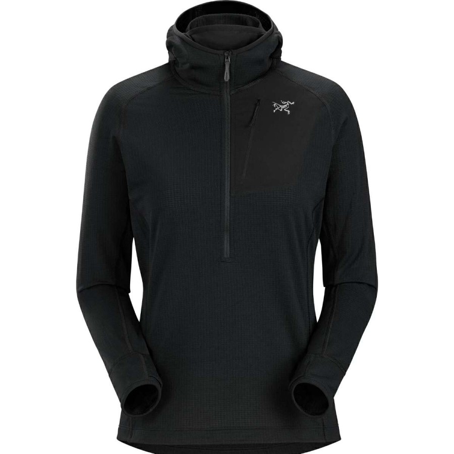 Womens Clothing * | Good Quality Arc'Teryx Delta 1/2 Zip Hoodie Womens