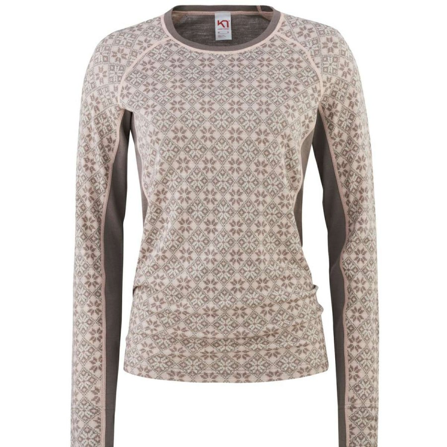 Womens Clothing * | Outlet Kari Traa Rose Light Long Sleeve Wool Base Layer Womens