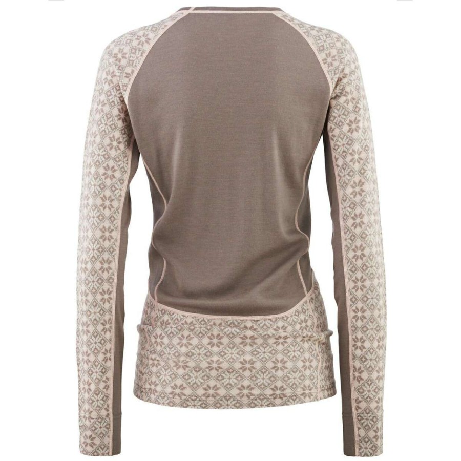 Womens Clothing * | Outlet Kari Traa Rose Light Long Sleeve Wool Base Layer Womens