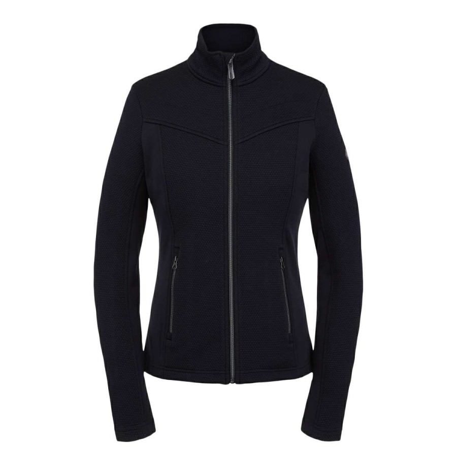 Womens Clothing * | Online Spyder Encore Full Zip Fleece Jacket Womens