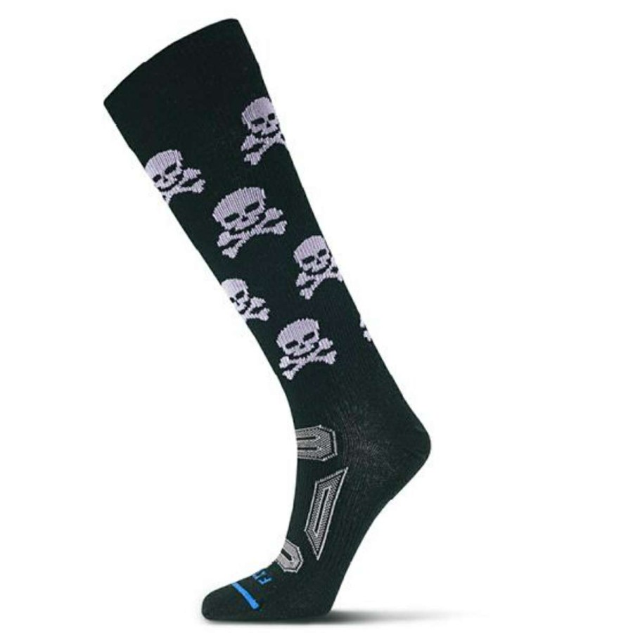 Womens Clothing * | Fire Sale Fits Technology Skull Merino Socks