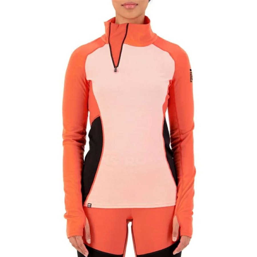 Womens Clothing * | Bargain Sale Mons Royale Olympus Half Zip Base Layer Womens