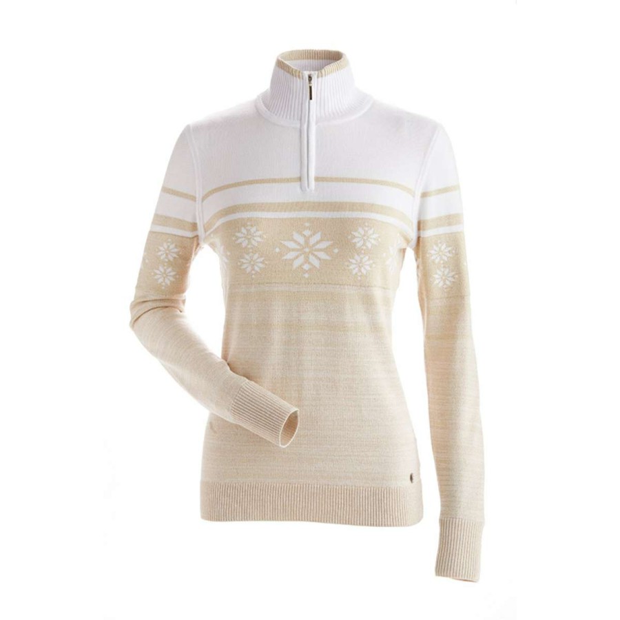 Womens Clothing * | Opening Sales Nils Deer Valley Metallic Sweater Womens