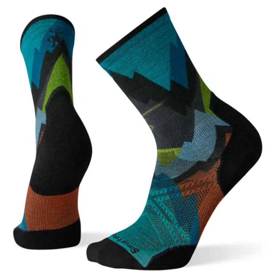 Womens Clothing * | Latest Smartwool Athlete Edition Run Mountain Print Crew Socks Womens