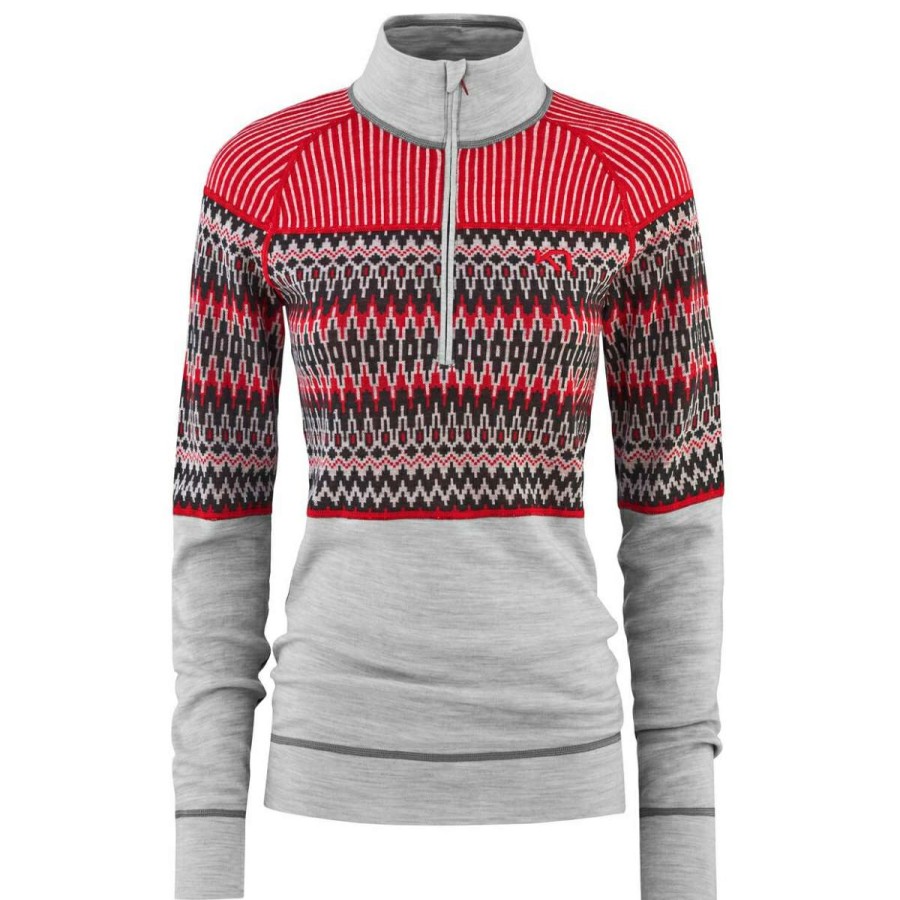 Womens Clothing * | Store Kari Traa Silja Half Zip Baselayer Top Womens