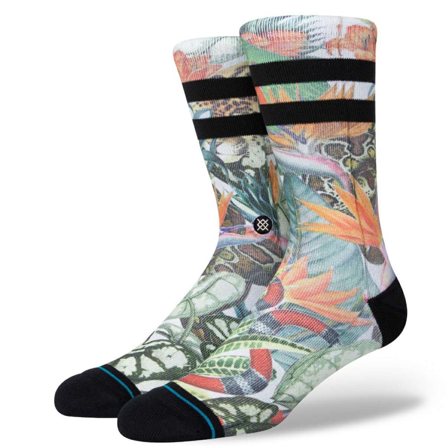 Womens Clothing * | Online Stance Jungle Life Crew Socks