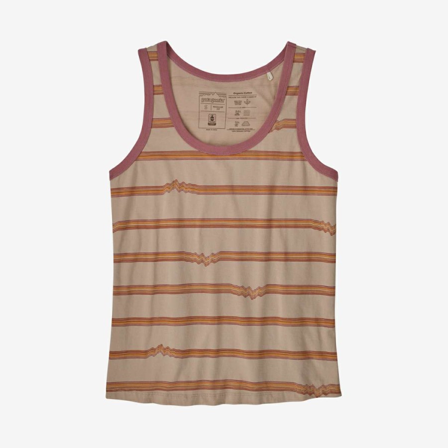 Womens Clothing * | Unique Patagonia Ridge Rise Stripe Repeat Organic Tank Top Womens