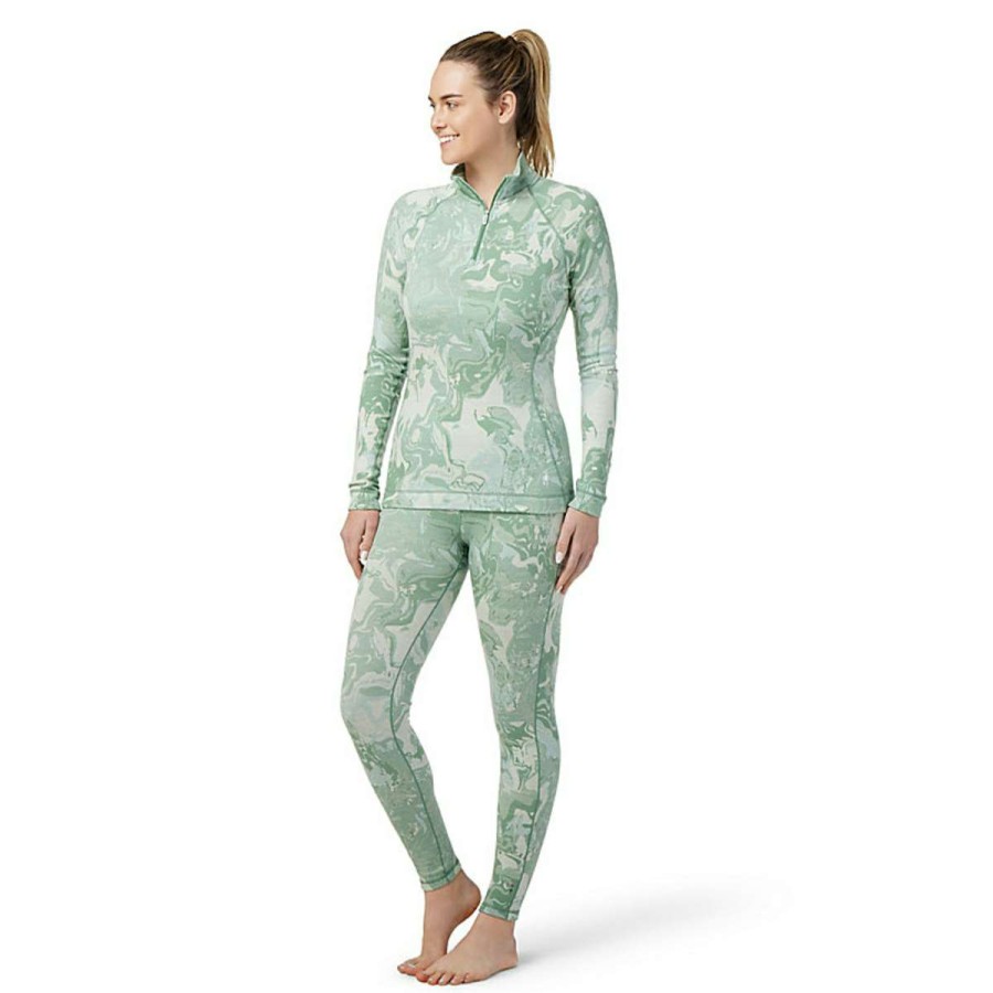 Womens Clothing * | Online Store Smartwool Merino 250 Base Layer Pattern 1/4 Zip Womens