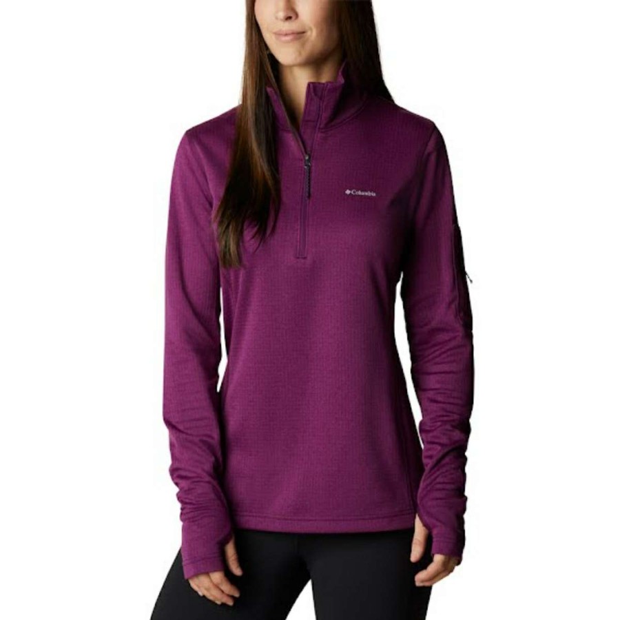 Womens Clothing * | Exquisite Gifts Columbia Park View Grid Fleece Womens