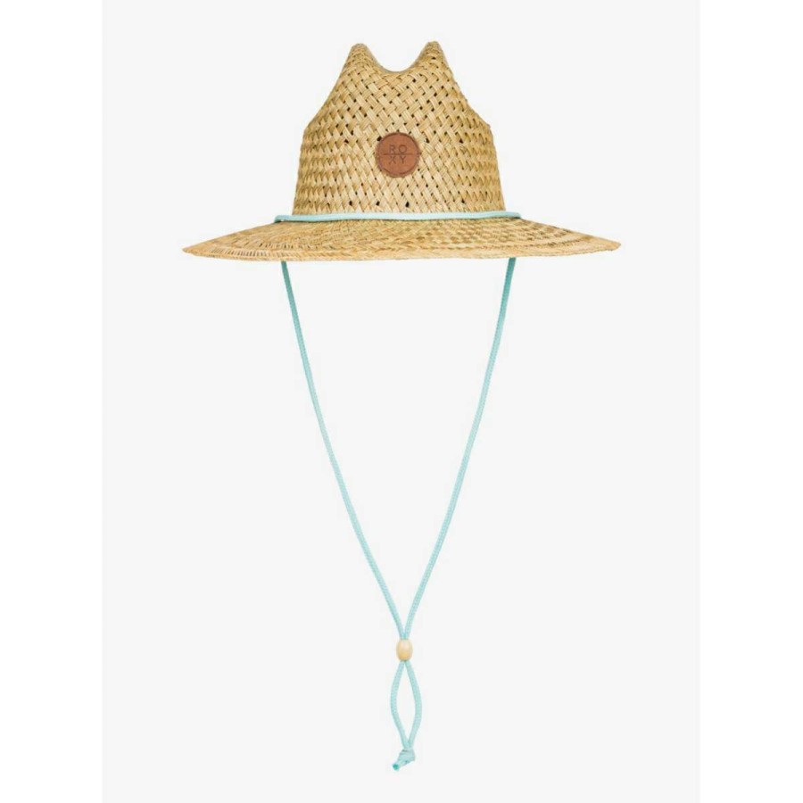 Womens Clothing * | Cheaper Roxy Sunshine On My Mind Straw Lifeguard Hat