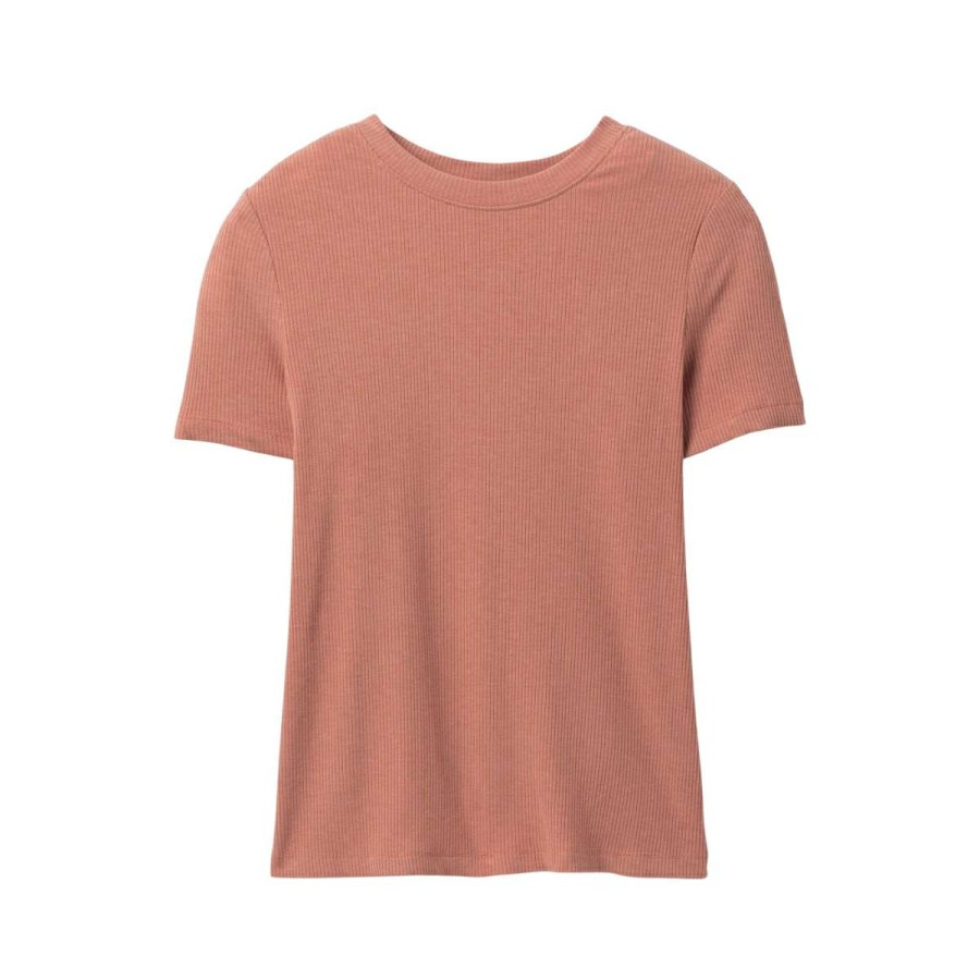 Womens Clothing * | Quality Guarantee Prana Foundation Rib T-Shirt Womens