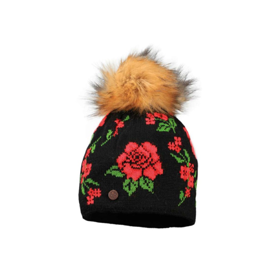 Womens Clothing * | Low Price Starling Hats Rubella Pom Beanie Women'S